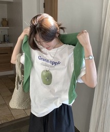 CHUN CHUN NOTES（チュンチュンノーツ）の「26SS/綿100% フルーツ＆ベジタブルプリント半袖Tシャツ（Tシャツ/カットソー）」