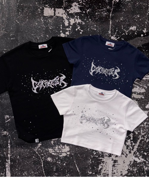 centimeter（センチメーター）の「Tribal logo glitter tee（Tシャツ/カットソー・メンズ・ブラック/ネイビー/ホワイト・MEDIUM/SMALL）」の12枚目の写真