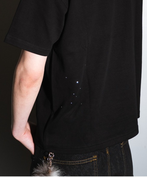 centimeter（センチメーター）の「Tribal logo glitter tee（Tシャツ/カットソー・メンズ・ブラック/ネイビー/ホワイト・MEDIUM/SMALL）」の7枚目の写真