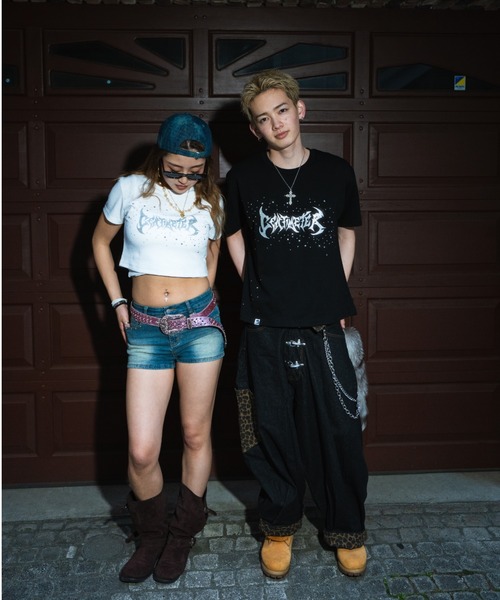 centimeter（センチメーター）の「Tribal logo glitter tee（Tシャツ/カットソー・メンズ・ブラック/ネイビー/ホワイト・MEDIUM/SMALL）」の11枚目の写真