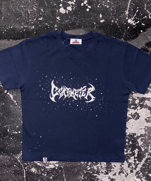 centimeter（センチメーター）の「Tribal logo glitter tee（Tシャツ/カットソー・メンズ・ブラック/ネイビー/ホワイト・MEDIUM/SMALL）」の17枚目の写真