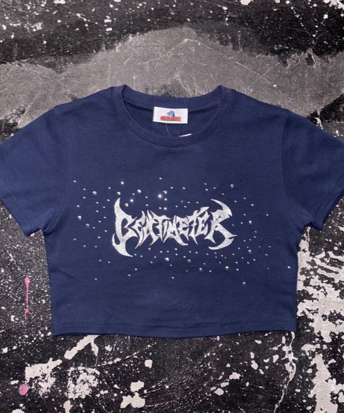 centimeter（センチメーター）の「Tribal logo glitter tee（Tシャツ/カットソー・メンズ・ブラック/ネイビー/ホワイト・MEDIUM/SMALL）」の15枚目の写真