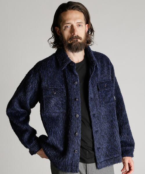 Schott(ショット)の「Schott/ショット/SHAGGY PLAID JKT/シャギー プレイド ジャケット(ブルゾン・メンズ・レッド/ネイビー/グレー・M/L/XL/2XL)」の2枚目の写真