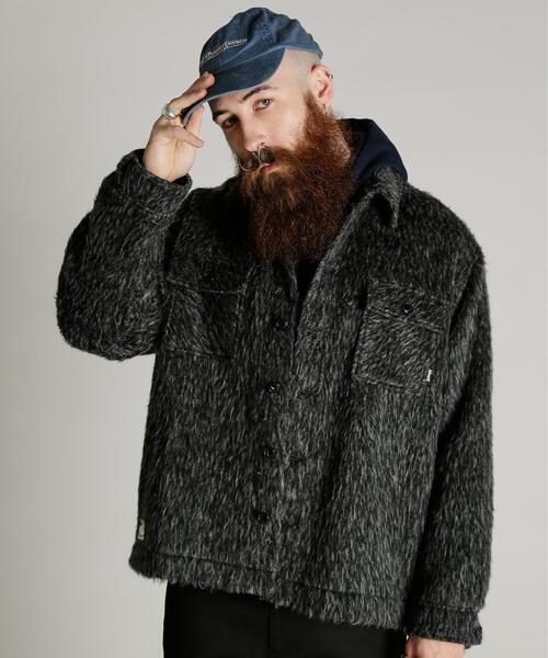 Schott(ショット)の「Schott/ショット/SHAGGY PLAID JKT/シャギー プレイド ジャケット(ブルゾン・メンズ・レッド/ネイビー/グレー・M/L/XL/2XL)」の1枚目の写真