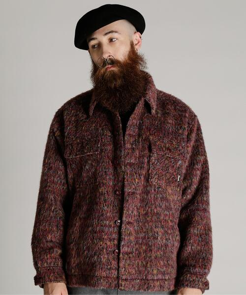 Schott(ショット)の「Schott/ショット/SHAGGY PLAID JKT/シャギー プレイド ジャケット(ブルゾン・メンズ・レッド/ネイビー/グレー・M/L/XL/2XL)」の3枚目の写真
