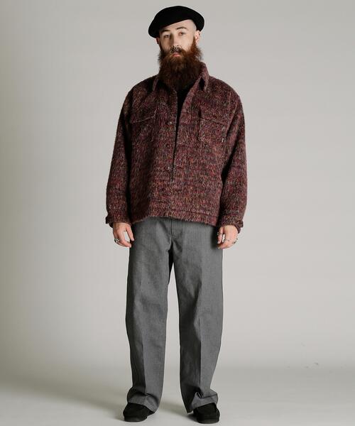 Schott(ショット)の「Schott/ショット/SHAGGY PLAID JKT/シャギー プレイド ジャケット(ブルゾン・メンズ・レッド/ネイビー/グレー・M/L/XL/2XL)」の22枚目の写真