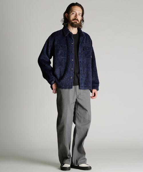 Schott(ショット)の「Schott/ショット/SHAGGY PLAID JKT/シャギー プレイド ジャケット(ブルゾン・メンズ・レッド/ネイビー/グレー・M/L/XL/2XL)」の7枚目の写真