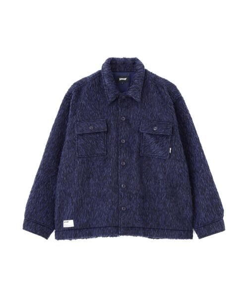 Schott(ショット)の「Schott/ショット/SHAGGY PLAID JKT/シャギー プレイド ジャケット(ブルゾン・メンズ・レッド/ネイビー/グレー・M/L/XL/2XL)」の11枚目の写真