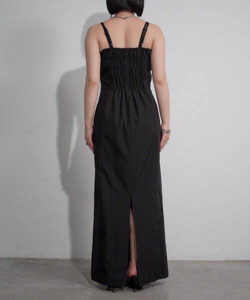 Mavie..7（メヴィセットゥ）の「【Mavie..7】《2SET》キャミワンピ+シアーワンピ（ワンピース・レディース・ブラック・SMALL/MEDIUM）」の13枚目の写真