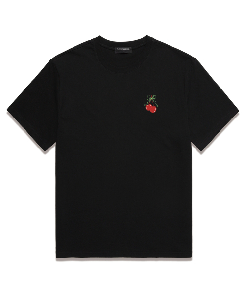 WISSY(ウィッシー)の「チェリーリボン 半袖Tシャツ (WS031) ブラック(Tシャツ/カットソー・メンズ・その他・SMALL/MEDIUM/LARGE/X-LARGE/XX-LARGE)」の3枚目の写真