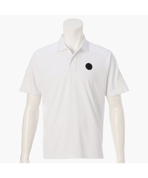 BRIEFING(ブリーフィング)の「【BRIEFING GOLF/ブリーフィングゴルフ】CE MEN’S BACK LOGO LINE POLO RF(ポロシャツ・メンズ・ブラック/ホワイト・L/M)」の2枚目の写真
