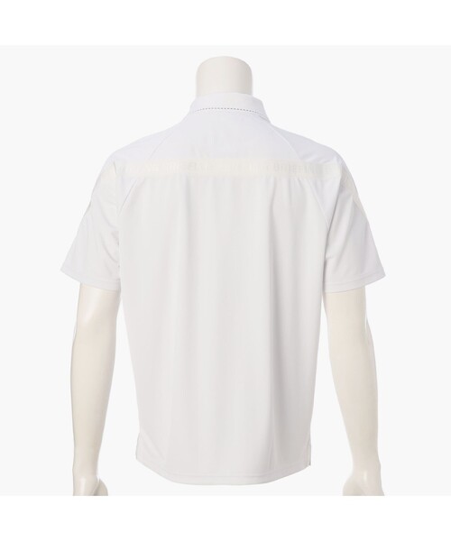 BRIEFING(ブリーフィング)の「【BRIEFING GOLF/ブリーフィングゴルフ】CE MEN’S BACK LOGO LINE POLO RF(ポロシャツ・メンズ・ブラック/ホワイト・L/M)」の3枚目の写真
