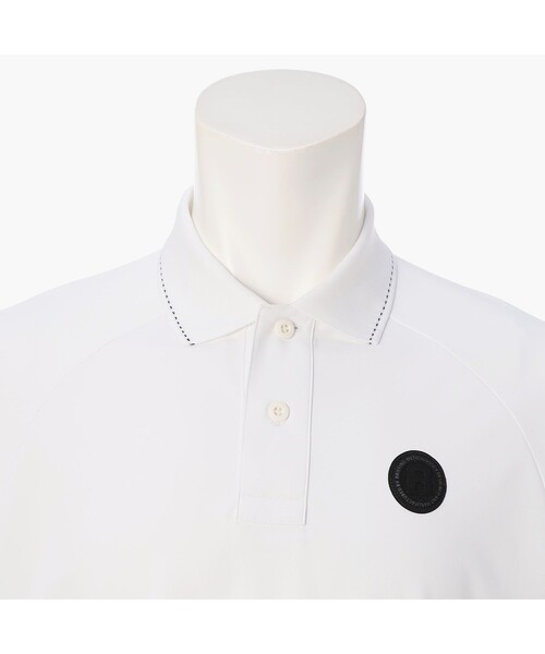 BRIEFING(ブリーフィング)の「【BRIEFING GOLF/ブリーフィングゴルフ】CE MEN’S BACK LOGO LINE POLO RF(ポロシャツ・メンズ・ブラック/ホワイト・L/M)」の5枚目の写真