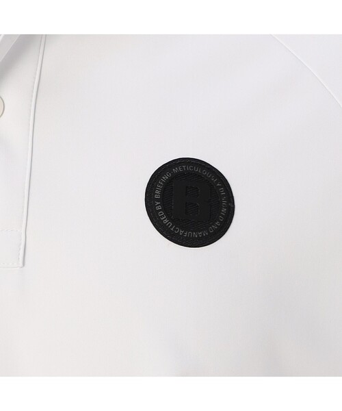 BRIEFING(ブリーフィング)の「【BRIEFING GOLF/ブリーフィングゴルフ】CE MEN’S BACK LOGO LINE POLO RF(ポロシャツ・メンズ・ブラック/ホワイト・L/M)」の7枚目の写真