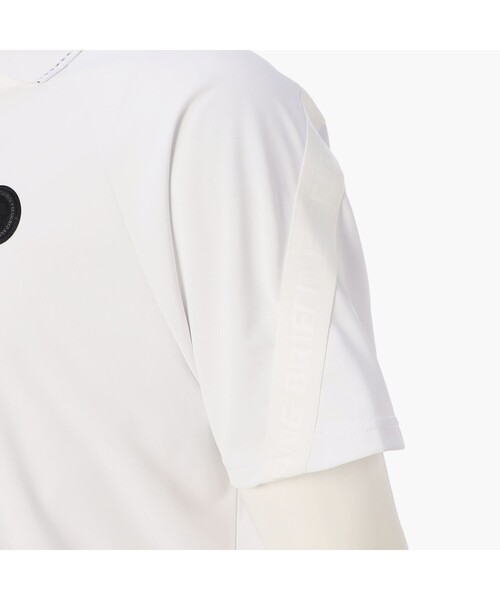 BRIEFING(ブリーフィング)の「【BRIEFING GOLF/ブリーフィングゴルフ】CE MEN’S BACK LOGO LINE POLO RF(ポロシャツ・メンズ・ブラック/ホワイト・L/M)」の8枚目の写真