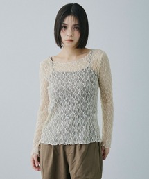 sheer lace tops / シアーレーストップス