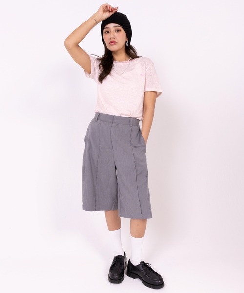 POLOCHAMPS（ポロチャンプス）の「【POLOCHAMPS】ポロチャンプス/ボーダー刺繍Tシャツ（Tシャツ/カットソー・レディース・グレー/パープル/ピンク・FREE）」の21枚目の写真