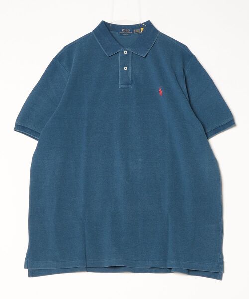 POLO RALPH LAUREN(ポロ ラルフ ローレン)の「クラシック フィット インディゴ メッシュ ポロシャツ(ポロシャツ・メンズ・ブルー・S/M/L/XL/XS/XXL)」の3枚目の写真