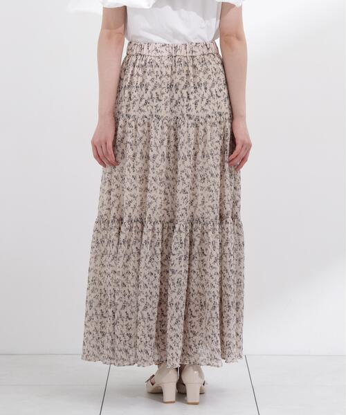 PROPORTION BODY DRESSING(プロポーションボディドレッシング)の「【中川紅葉さん着用】小花プリーツロングスカート / 1216120503(スカート・レディース・ブラック/ホワイト系その他・SMALL/MEDIUM/P/S)」の20枚目の写真