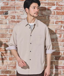 Nowadays by MEN'S BIGI（ナウアデイズバイメンズビギ）の「ストレッチカチオン七分袖シャツ（シャツ/ブラウス）」
