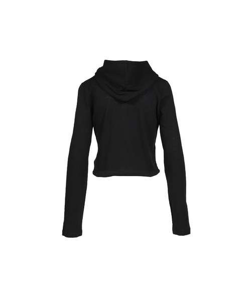 VACANT Archive（ベイカントアーカイブ）の「PARRA STUD HOOD CARDIGAN（カーディガン/ボレロ・レディース・ブラック/カーキ・MEDIUM/SMALL）」の5枚目の写真