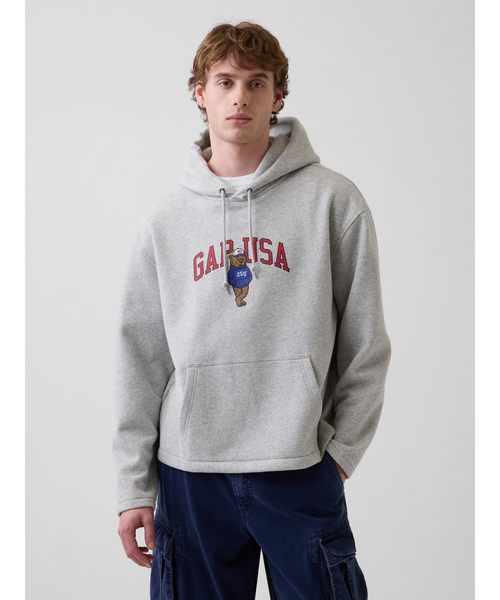 GRANCY】LinestoneDesign GraphicDamage SweatPullover / ライン
