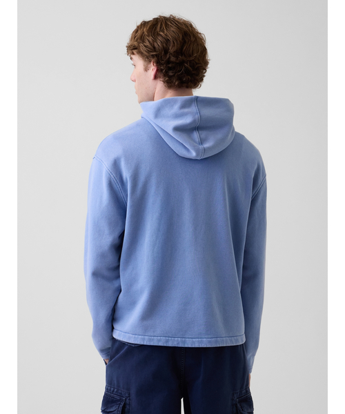 GAP(ギャップ)の「ヴィンテージソフト オーバーサイズ アメリカーナ GAPロゴパーカー(スウェット・メンズ・ライトグレー/ブルー/レッド・XS/S/M/L/XL)」の9枚目の写真