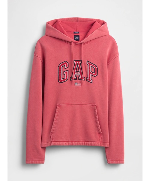 GAP(ギャップ)の「ヴィンテージソフト オーバーサイズ アメリカーナ GAPロゴパーカー(スウェット・メンズ・ライトグレー/ブルー/レッド・XS/S/M/L/XL)」の13枚目の写真