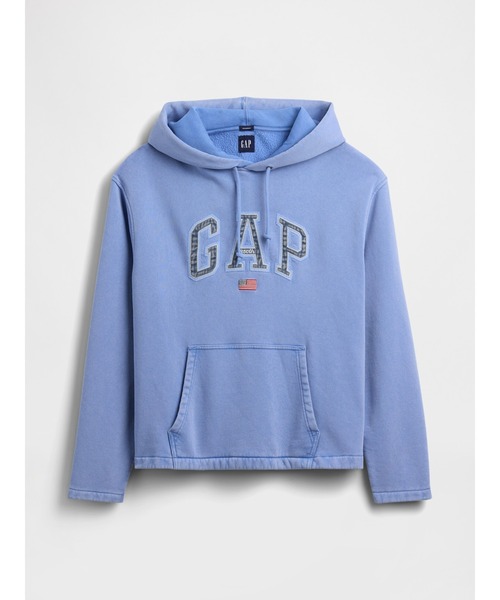 GAP(ギャップ)の「ヴィンテージソフト オーバーサイズ アメリカーナ GAPロゴパーカー(スウェット・メンズ・ライトグレー/ブルー/レッド・XS/S/M/L/XL)」の14枚目の写真