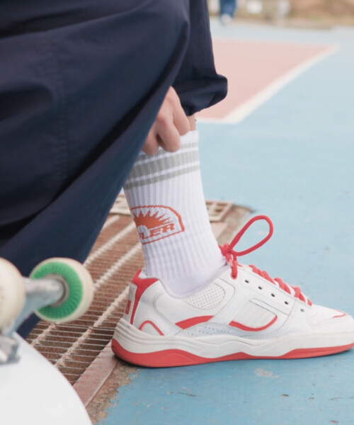 POLeR(ポーラー)の「POLeR × FREAK'S STORE/ポーラー × フリークスストア 別注 Response Socks(ソックス/靴下・メンズ・ホワイト/ブラック・ONE SIZE)」の8枚目の写真