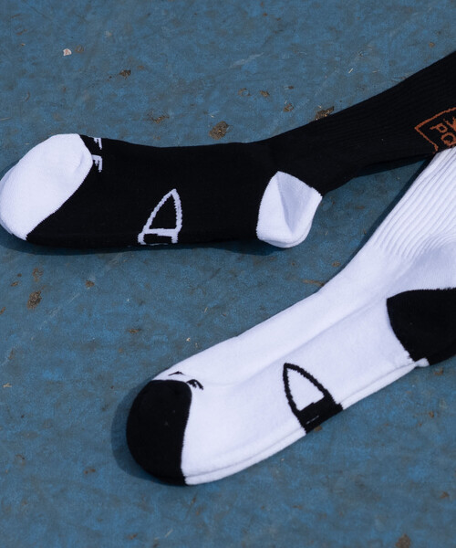 POLeR(ポーラー)の「POLeR × FREAK'S STORE/ポーラー × フリークスストア 別注 Response Socks(ソックス/靴下・メンズ・ホワイト/ブラック・ONE SIZE)」の12枚目の写真