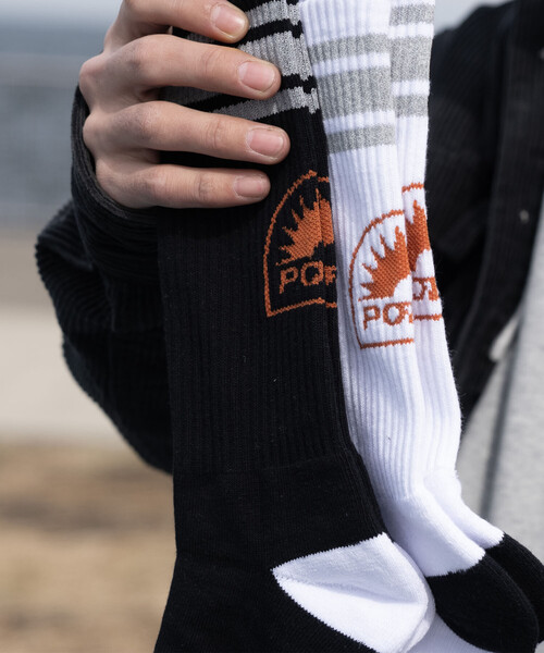 POLeR(ポーラー)の「POLeR × FREAK'S STORE/ポーラー × フリークスストア 別注 Response Socks(ソックス/靴下・メンズ・ホワイト/ブラック・ONE SIZE)」の13枚目の写真