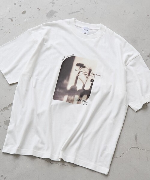 coen(コーエン)の「グラフィックプリントTシャツ(Tシャツ/カットソー・メンズ・ライトグレー/ブラック/その他1/ホワイト・S/XL/M/L)」の4枚目の写真