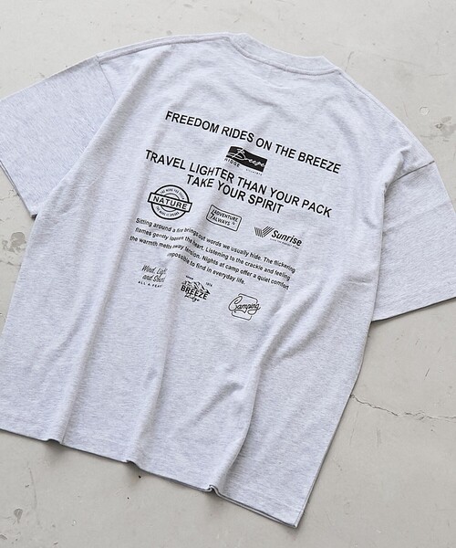 coen(コーエン)の「グラフィックプリントTシャツ(Tシャツ/カットソー・メンズ・ライトグレー/ブラック/その他1/ホワイト・S/XL/M/L)」の3枚目の写真