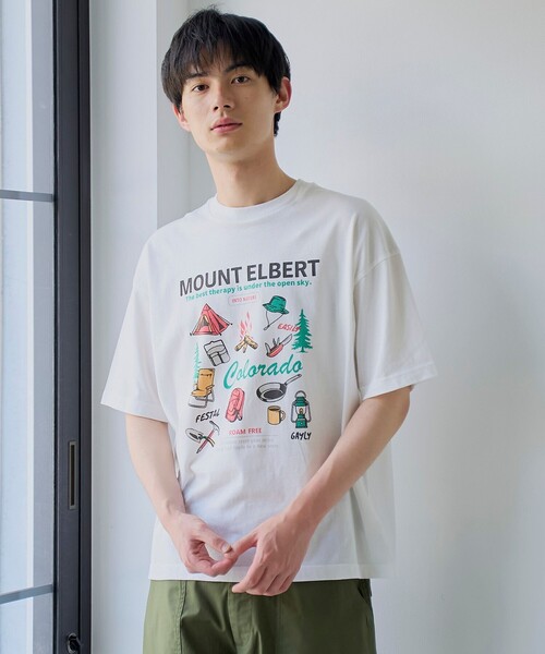 coen(コーエン)の「グラフィックプリントTシャツ(Tシャツ/カットソー・メンズ・ライトグレー/ブラック/その他1/ホワイト・S/XL/M/L)」の17枚目の写真