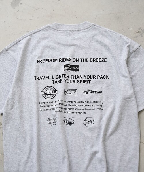coen(コーエン)の「グラフィックプリントTシャツ(Tシャツ/カットソー・メンズ・ライトグレー/ブラック/その他1/ホワイト・S/XL/M/L)」の9枚目の写真