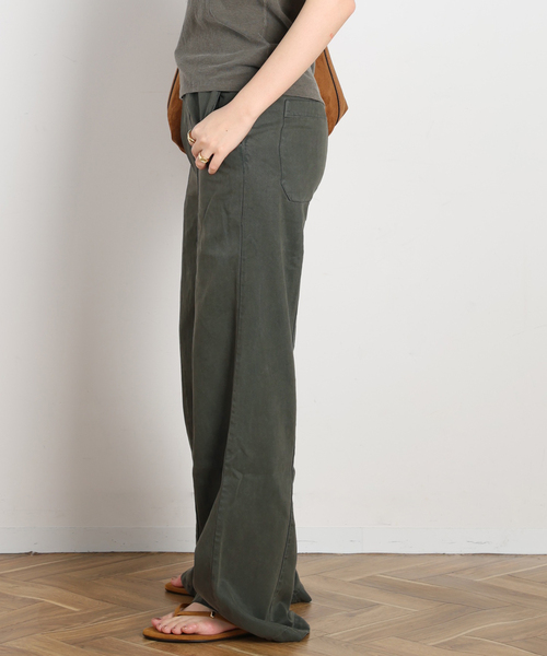 AP STUDIO(エーピーストゥディオ)の「【ASHER/アッシャー】BONNIE PANTS(スウェットパンツ・レディース・ベージュ/カーキ/ブラウン・38/36)」の4枚目の写真