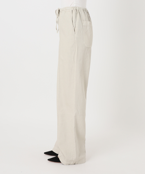 AP STUDIO(エーピーストゥディオ)の「【ASHER/アッシャー】BONNIE PANTS(スウェットパンツ・レディース・ベージュ/カーキ/ブラウン・38/36)」の12枚目の写真