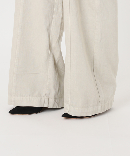 AP STUDIO(エーピーストゥディオ)の「【ASHER/アッシャー】BONNIE PANTS(スウェットパンツ・レディース・ベージュ/カーキ/ブラウン・38/36)」の20枚目の写真