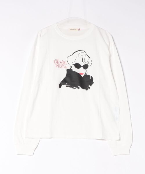 JUGLANS(ユグランス)の「【GOOD ROCK SPEED】The Devil Wears Prada LS shirts 26FOX213W(Tシャツ/カットソー・レディース・ホワイト・FREE)」の1枚目の写真