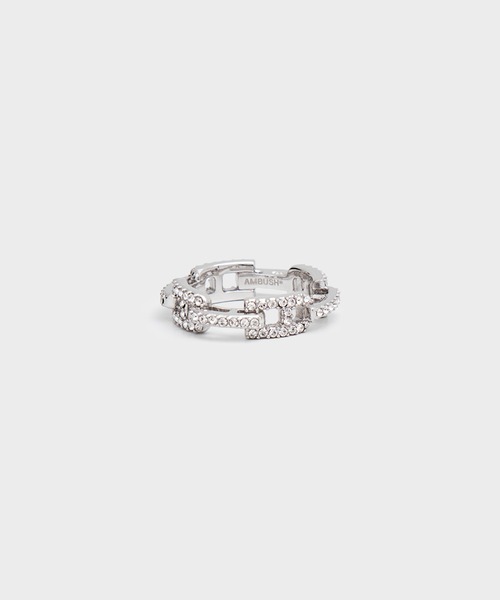 AMBUSH(アンブッシュ)の「【AMBUSH/アンブッシュ】 PAVE A CHAIN RING(リング・メンズ・シルバー・M/S/XS)」の1枚目の写真