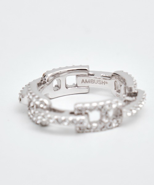 AMBUSH(アンブッシュ)の「【AMBUSH/アンブッシュ】 PAVE A CHAIN RING(リング・メンズ・シルバー・M/S/XS)」の2枚目の写真