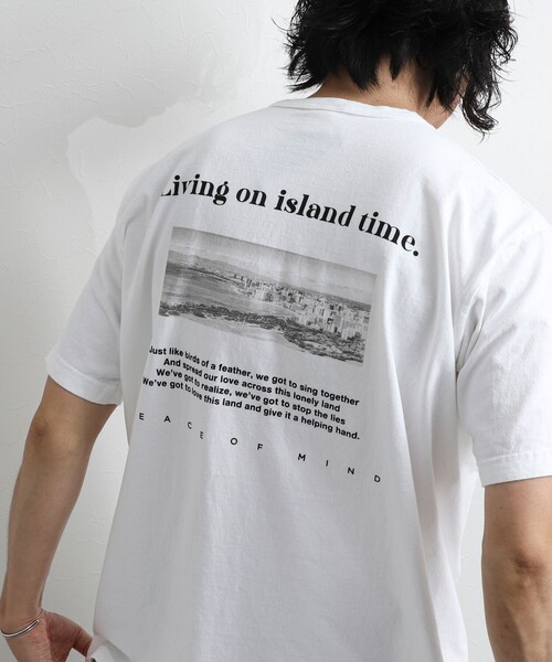 NOLLEY’S（ノーリーズ）の「Photo T フォトグラフィック Tシャツ 26SS（Tシャツ/カットソー・メンズ・ホワイト/グレー系その他2/ホワイト系その他5/ホワイト系その他6/グレー系その他/ライトグレー・S/M/L）」の3枚目の写真