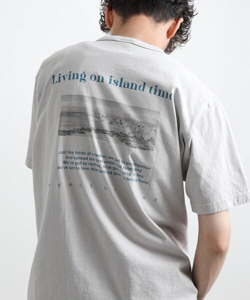 NOLLEY’S（ノーリーズ）の「Photo T フォトグラフィック Tシャツ 26SS（Tシャツ/カットソー・メンズ・ホワイト/グレー系その他2/ホワイト系その他5/ホワイト系その他6/グレー系その他/ライトグレー・S/M/L）」の6枚目の写真