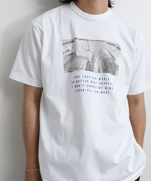 NOLLEY’S（ノーリーズ）の「Photo T フォトグラフィック Tシャツ 26SS（Tシャツ/カットソー・メンズ・ホワイト/グレー系その他2/ホワイト系その他5/ホワイト系その他6/グレー系その他/ライトグレー・S/M/L）」の13枚目の写真