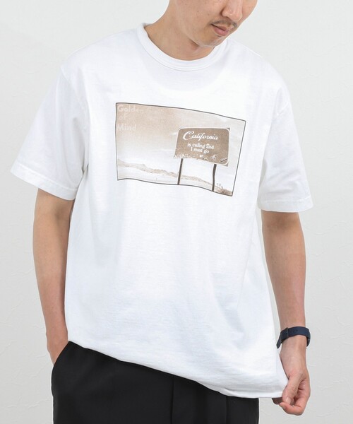 NOLLEY’S（ノーリーズ）の「Photo T フォトグラフィック Tシャツ 26SS（Tシャツ/カットソー・メンズ・ホワイト/グレー系その他2/ホワイト系その他5/ホワイト系その他6/グレー系その他/ライトグレー・S/M/L）」の22枚目の写真