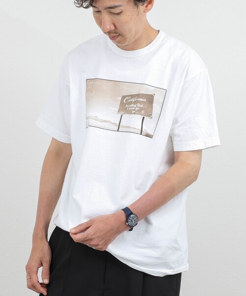 NOLLEY’S（ノーリーズ）の「Photo T フォトグラフィック Tシャツ 26SS（Tシャツ/カットソー・メンズ・ホワイト/グレー系その他2/ホワイト系その他5/ホワイト系その他6/グレー系その他/ライトグレー・S/M/L）」の21枚目の写真