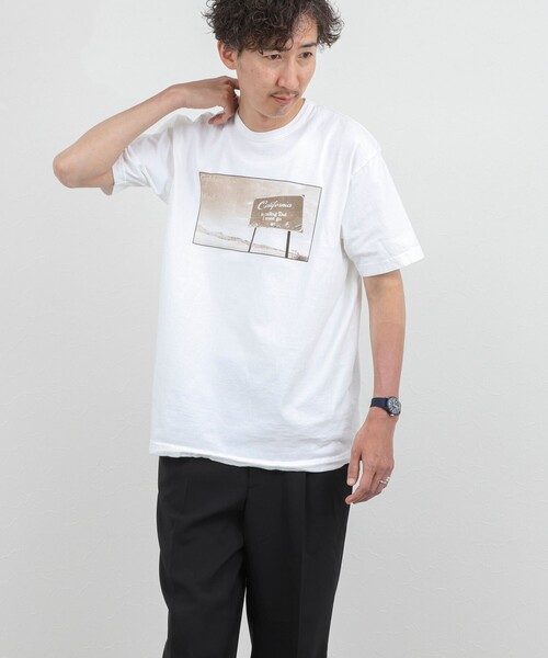 NOLLEY’S（ノーリーズ）の「Photo T フォトグラフィック Tシャツ 26SS（Tシャツ/カットソー・メンズ・ホワイト/グレー系その他2/ホワイト系その他5/ホワイト系その他6/グレー系その他/ライトグレー・S/M/L）」の20枚目の写真