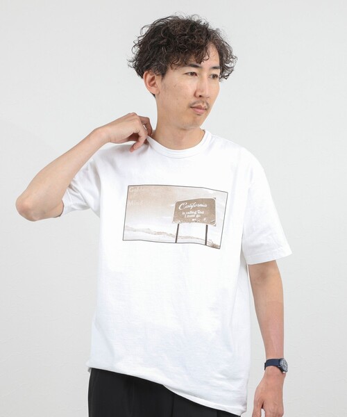 NOLLEY’S（ノーリーズ）の「Photo T フォトグラフィック Tシャツ 26SS（Tシャツ/カットソー・メンズ・ホワイト/グレー系その他2/ホワイト系その他5/ホワイト系その他6/グレー系その他/ライトグレー・S/M/L）」の18枚目の写真