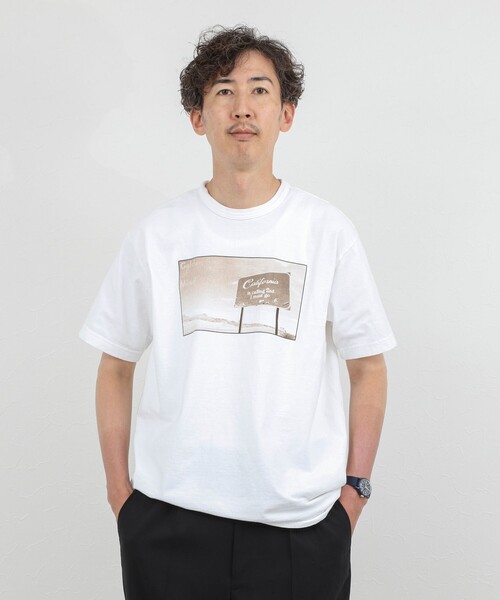 NOLLEY’S（ノーリーズ）の「Photo T フォトグラフィック Tシャツ 26SS（Tシャツ/カットソー・メンズ・ホワイト/グレー系その他2/ホワイト系その他5/ホワイト系その他6/グレー系その他/ライトグレー・S/M/L）」の17枚目の写真